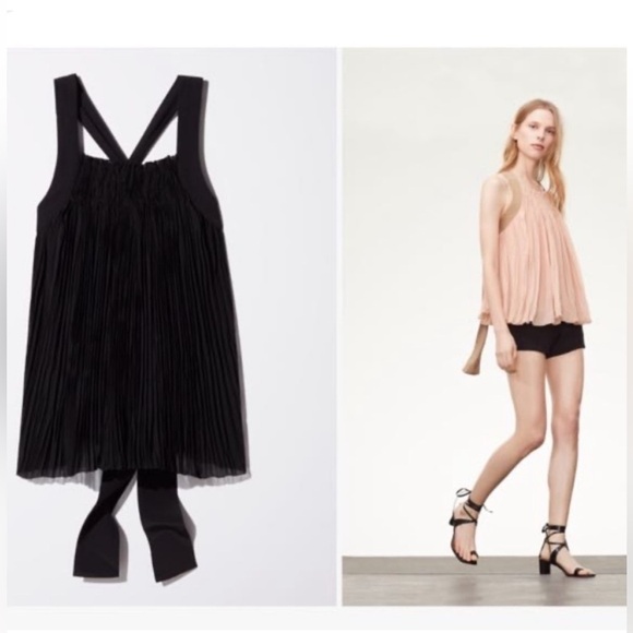 Aritzia Wilfred Le Fou Valcourt Blouse in Black - Picture 1 of 11